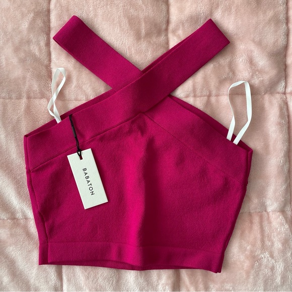 Brand new Aritzia sculpt knit cross top - Picture 1 of 4